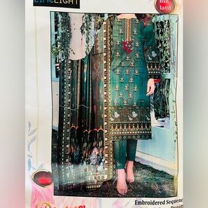 Embroidered 3 piece suit